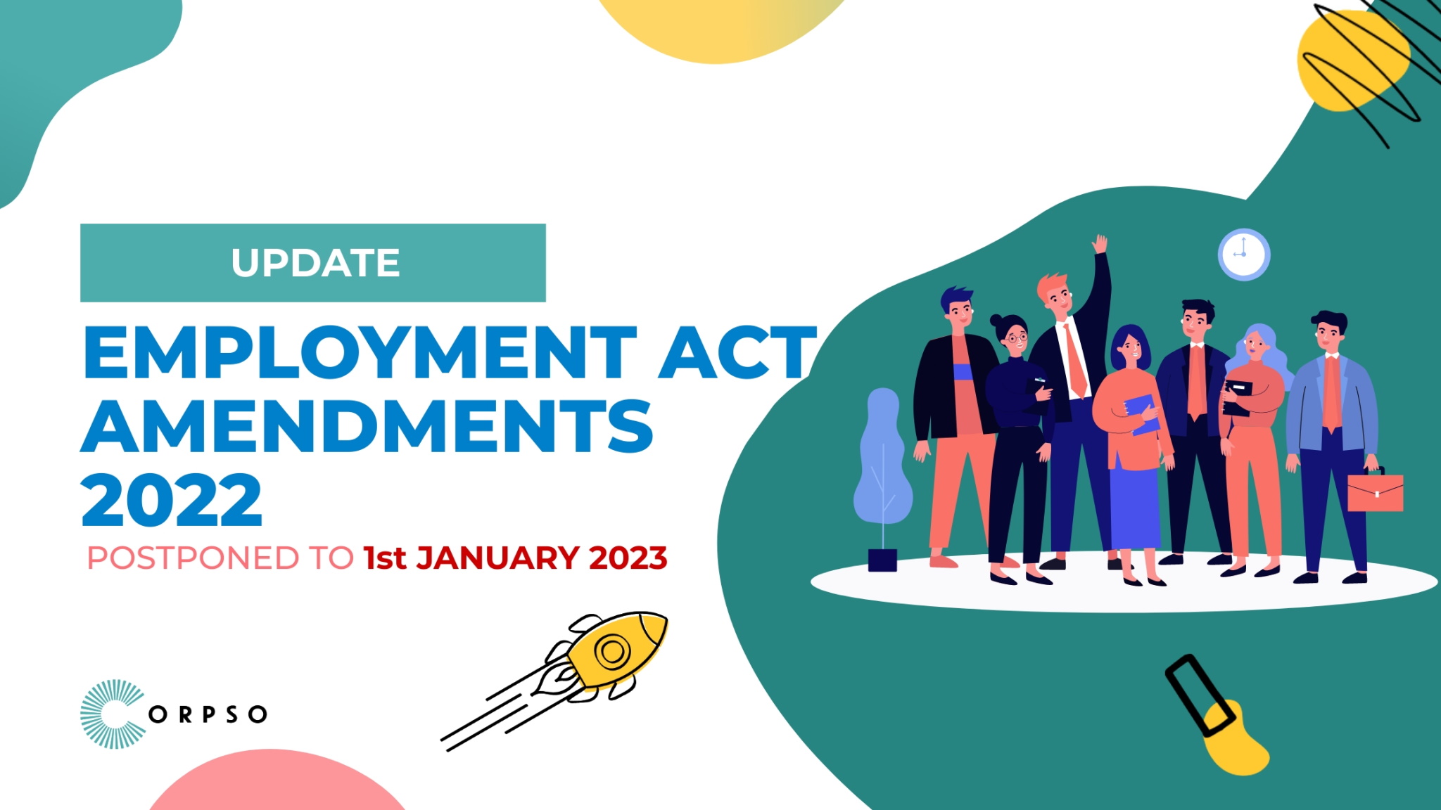 Employment Act Amendments 2023 Postponed to 1st January 2023